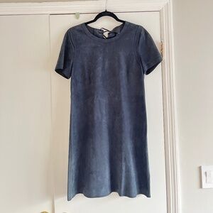 J Crew Suede Shift Dress